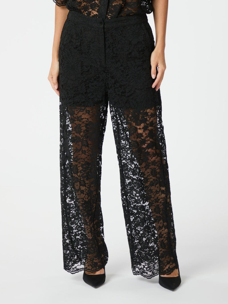 Neo Noir Lami Lace Bukser Black