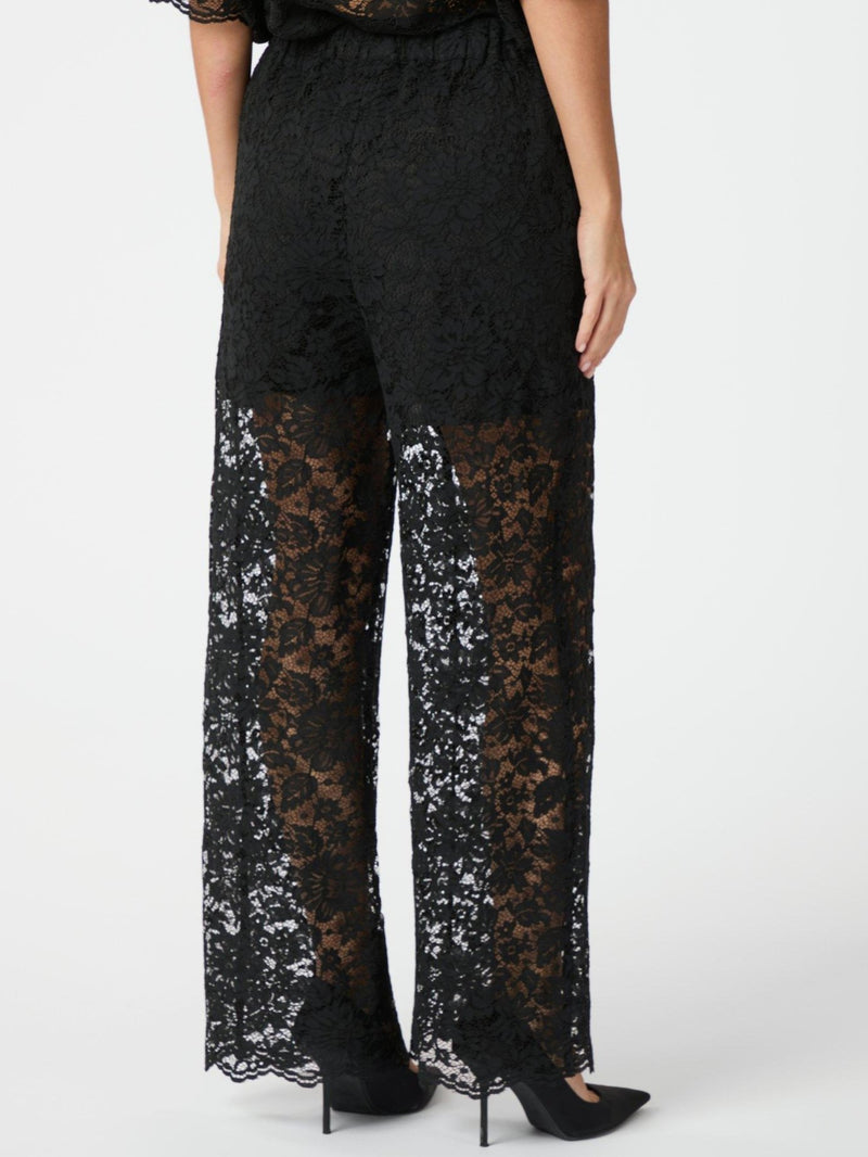 Neo Noir Lami Lace Bukser Black