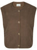Neo Noir Mariko Teddy Vest Taupe
