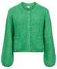 Object Saggia LS Knit Cardigan Medium Green Melange NO25