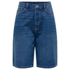 Only Merla HW Long Shorts Medium Blue Denim