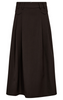 Co'Couture Luna Pocket Pleat Nederdel Dark Brown