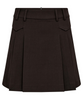 Co'Couture Luna Pocket Pleat Mini Nederdel Dark Brown