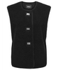 Only Wendy Teddy Vest Black