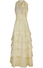 Neo Noir Marli Solid Chiffon Kjole Light Yellow