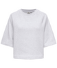Only Dasie 2/4 O-Neck Raglan Sweatshirt Light Grey Melange