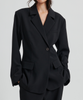 Second Female Fique Fitted Blazer Black NO25