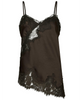Neo Noir Viole Lace Top Dark Brown