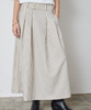Co'Couture Salvie Anya Pleat Nederdel White