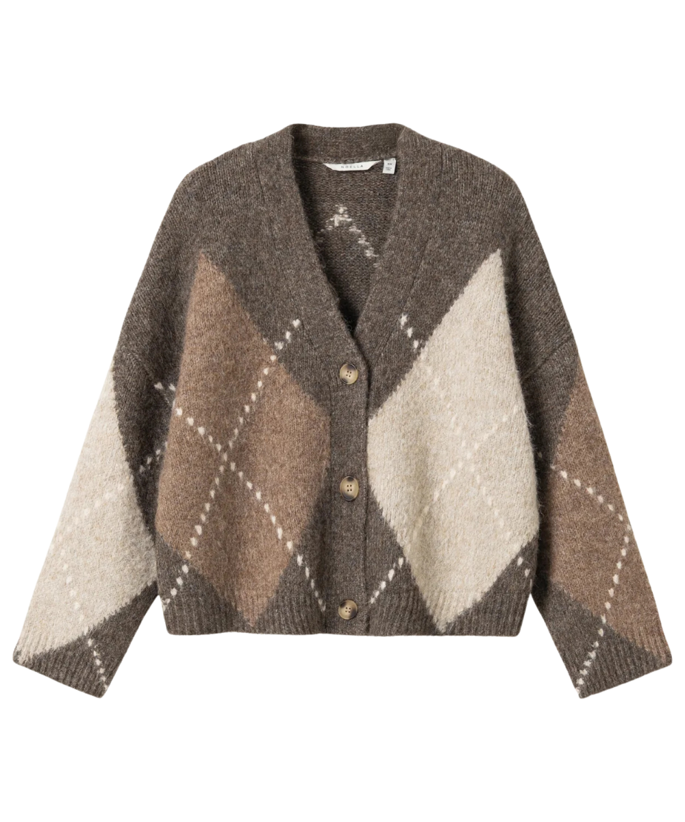 N-Laiana Knit Vest Ash Brown Mix