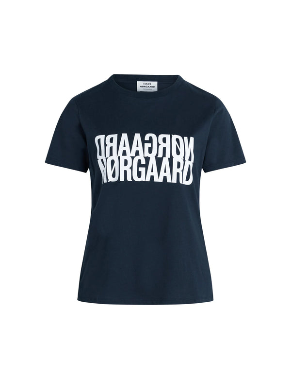 Mads Nørgaard Single Organic Trenda T-shirt Sky Captain