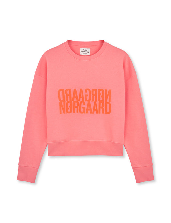 Mads Nørgaard Organic Sweat Tilvina Sweatshirt Shell Pink