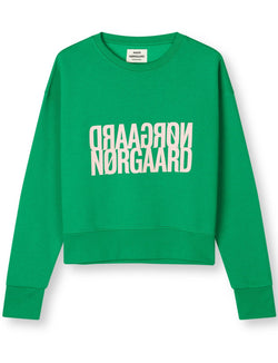 Mads Nørgaard Organic Tilvina Sweatshirt Bright Green