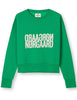 Mads Nørgaard Organic Tilvina Sweatshirt Bright Green