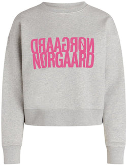 Mads Nørgaard Organic Tilvina Sweatshirt Light Grey Melange