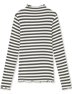 Mads Nørgaard 5x5 Stripe Trutte Bluse Rosin/Vanilla Ice