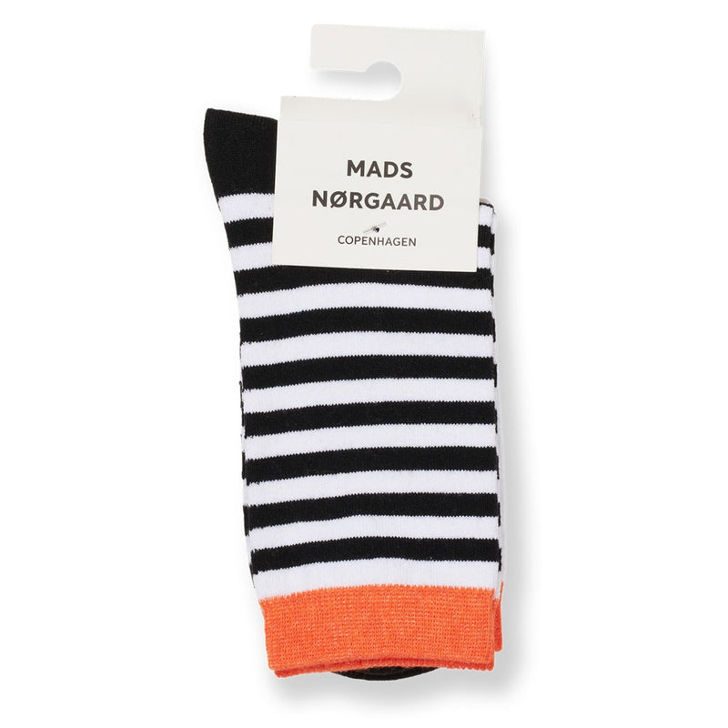 Mads Nørgaad Sock Pair Ana Mix Black Stripe/White Dot