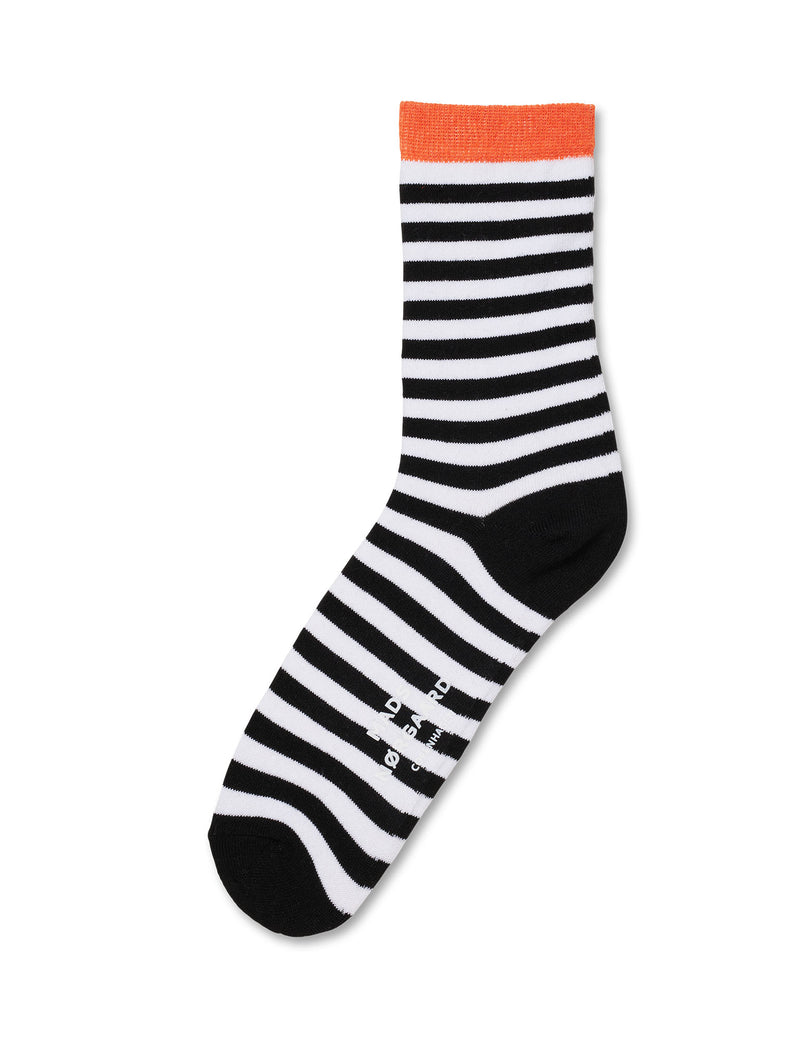 Mads Nørgaad Sock Pair Ana Mix Black Stripe/White Dot