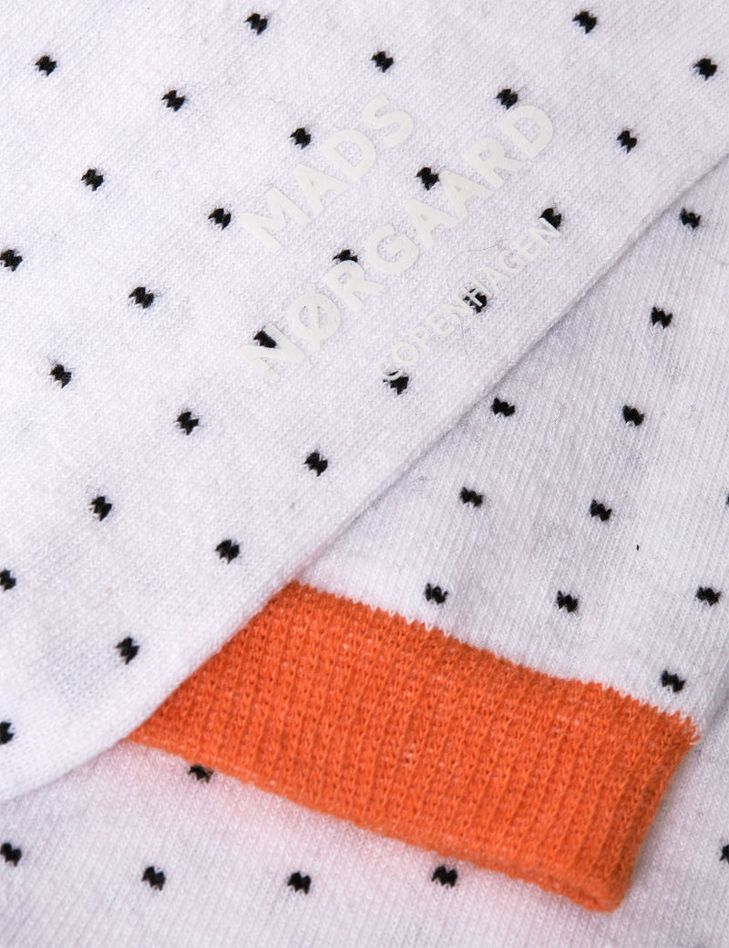 Mads Nørgaad Sock Pair Ana Mix Black Stripe/White Dot