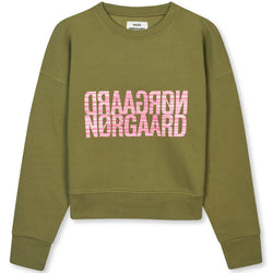 Mads Nørgaard Organic Sweat Tilvina Sweatshirt Martini Olive