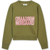 Mads Nørgaard Organic Sweat Tilvina Sweatshirt Martini Olive