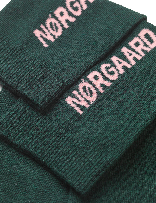 Mads Nørgaard Sock Single Play Strømper Dark Green