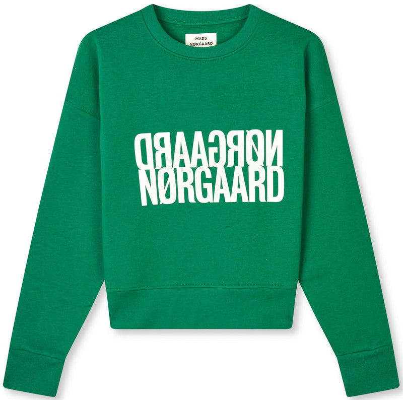 Mads Nørgaard Organic Sweat Tilvina Sweatshirt Verdant Green