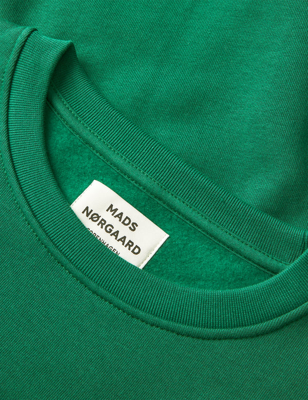 Mads Nørgaard Organic Sweat Tilvina Sweatshirt Verdant Green