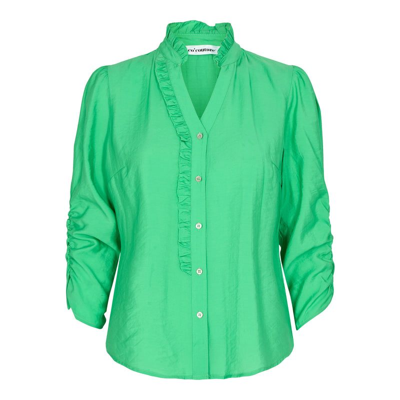 Co'Couture Callum Placket Skjorte Green