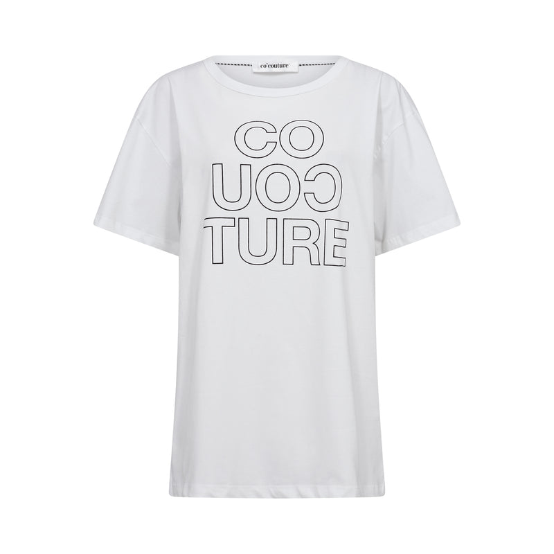 Co'Couture Outline Oversize T-shirt White