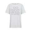 Co'Couture Outline Oversize T-shirt White