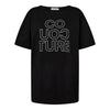 Co'Couture Outline Oversize T-shirt Black