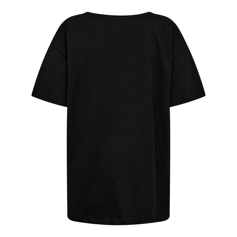 Co'Couture Outline Oversize T-shirt Black
