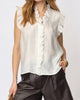 Co'Couture Tassy Frill Top White