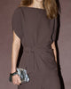 Co'Couture Acile Pleat SS Bluse Brown