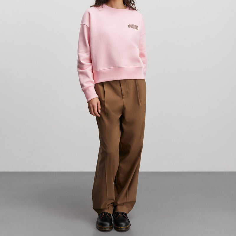 Mads Nørgaard Organic Sweat Tilvina Sweatshirt Candy Pink