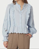 Neo Noir Petrine Embroidery Bluse Light Blue