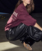 Haute L'Amitié New Studio Tie Sweatshirt Wine