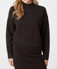 Neo Noir Paulina Knit Bluse Dark Brown