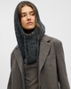 Object Milu Knit Balaclava Dark Grey Melange