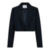 Co'Couture Vola Crop Blazer Navy