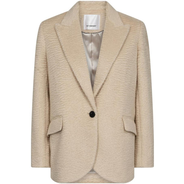 Co'Couture Fluffy Oversize Blazer Bone