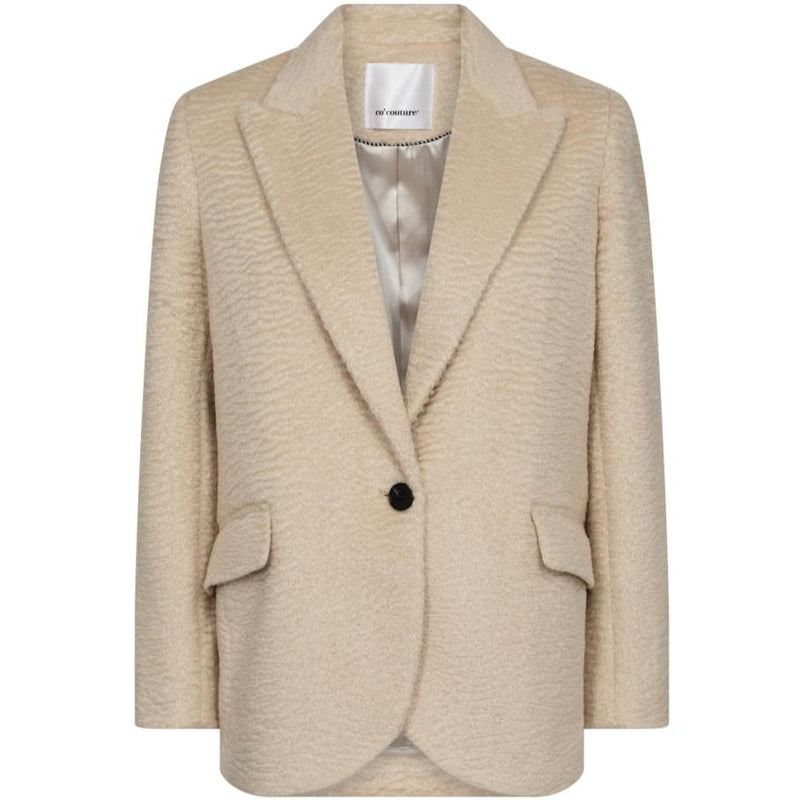 Co'Couture Fluffy Oversize Blazer Bone