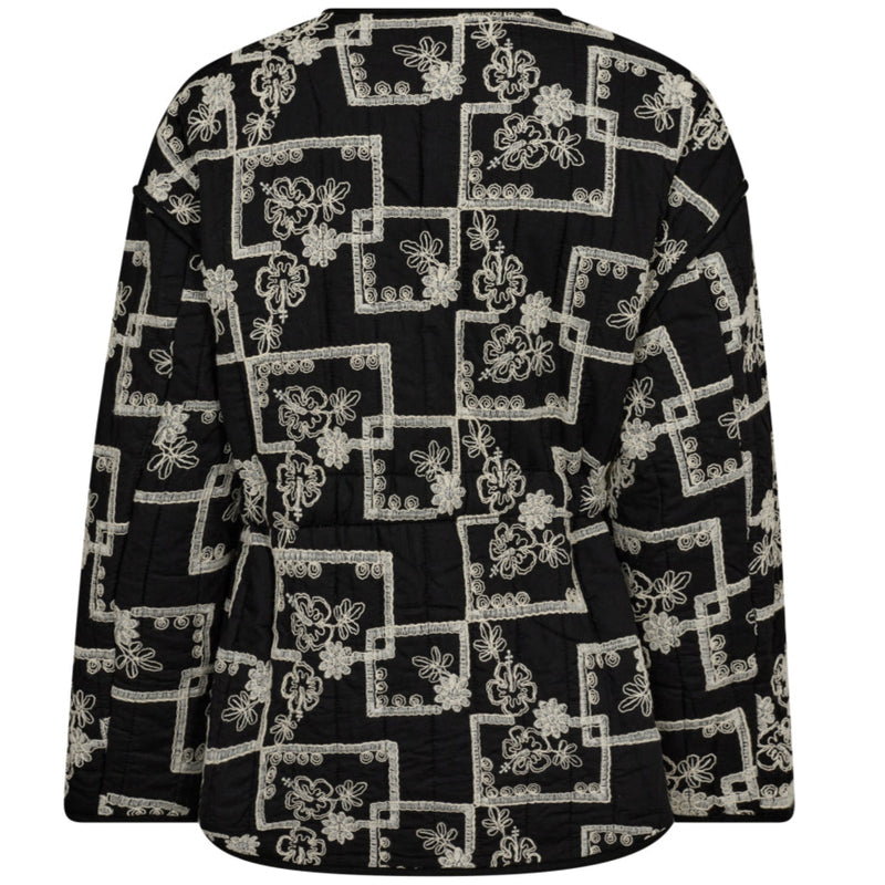 Co'Couture Embroidery Quilt Jakke Black