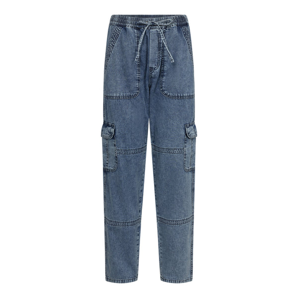 Co'Couture Benson Cargo Jeans Blue Stonewash