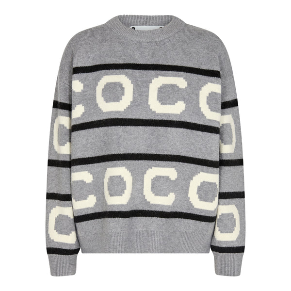 Co'Couture Row Logo Strik Light Grey