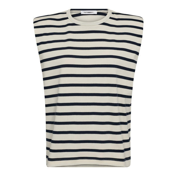 Co'Couture Classic Stripe ED T-shirt Off White