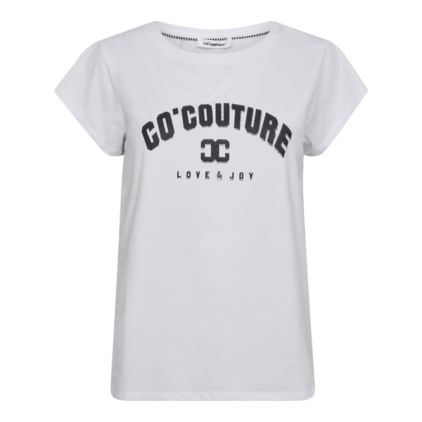 Co'Couture Dust Print T-shirt Whiteink