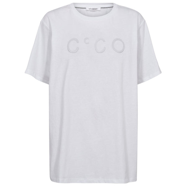 Co'Couture Embossed Oversize Coco T-shirt White