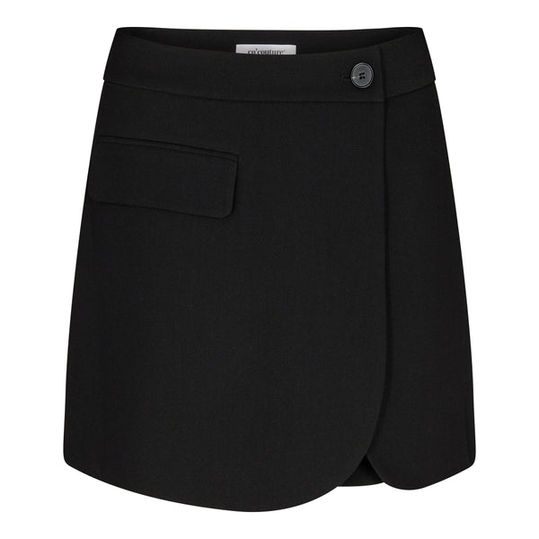 Co'Couture Vola Wrap Shorts Black